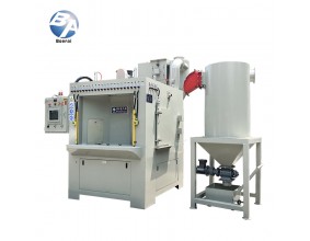 防爆全自動回轉(zhuǎn)轉(zhuǎn)盤式噴砂機(jī)（帶無焰泄爆閥 二次分離桶） 